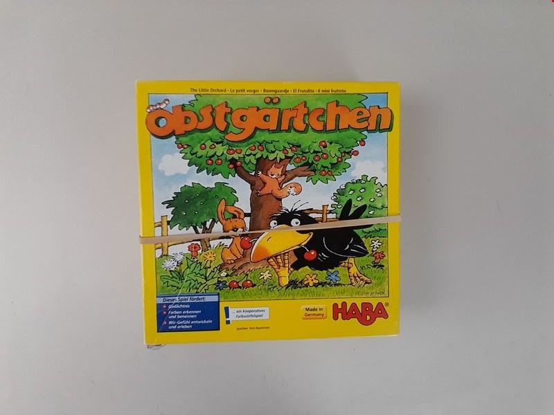 Spiel Obstgärtchen HABA (Gebraucht) in Dittingen für CHF 10 – mit