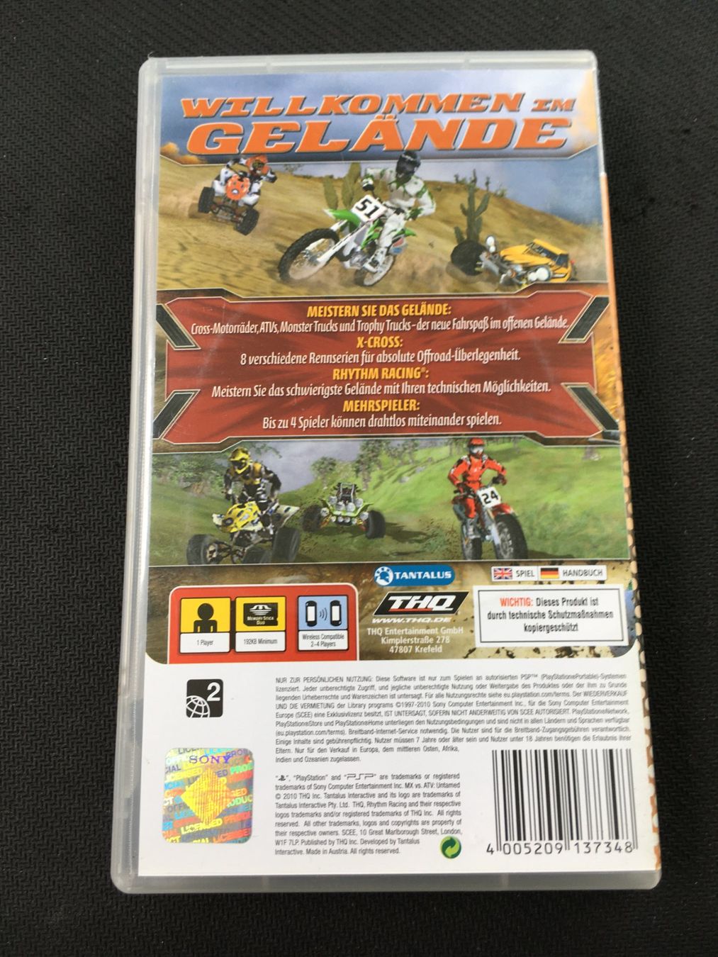 Sony Spiele: Mx vs. Atv Untamed - PSP – Gebraucht aus St.Gallen von Punktchen01 1
