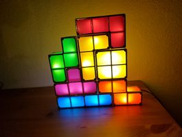 Tetris Lamp farbig (Wackelkontakt)