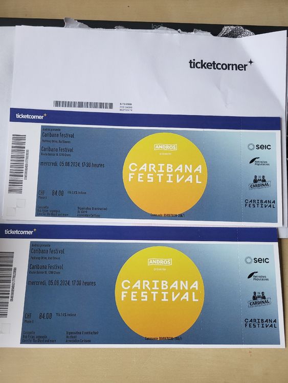 2x Caribana Tickets | Kaufen auf Ricardo