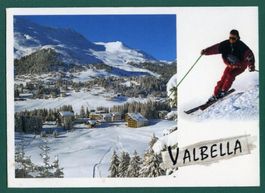 Valbella  im Winter, 1998, gelaufen, Grossformat