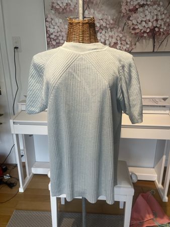 Strickshirt hellblau, Baumwolle, 40/42
