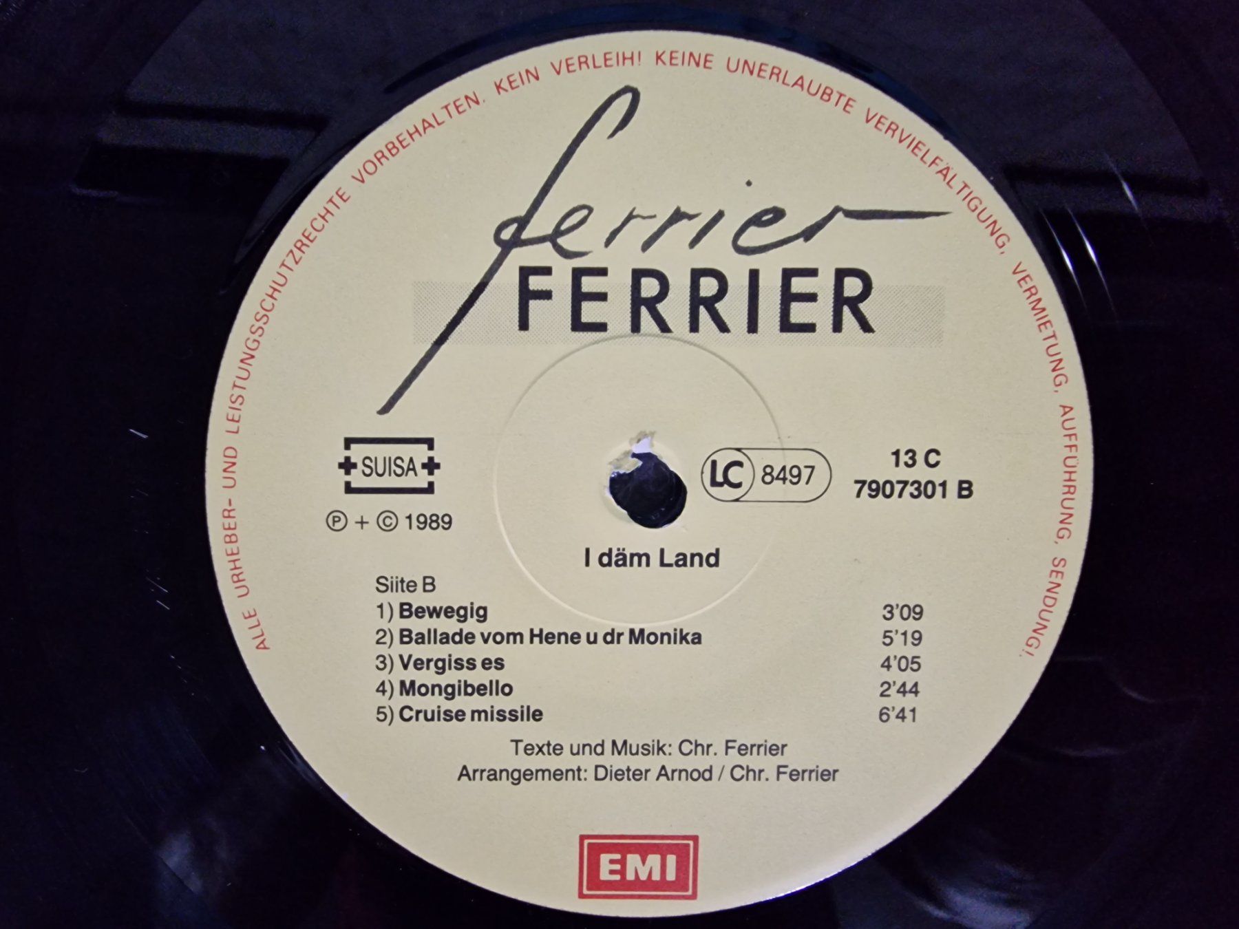 Dischi in vinile: Ferrier LP – I Däm Land – Usato da Root venduto da atelier22 2