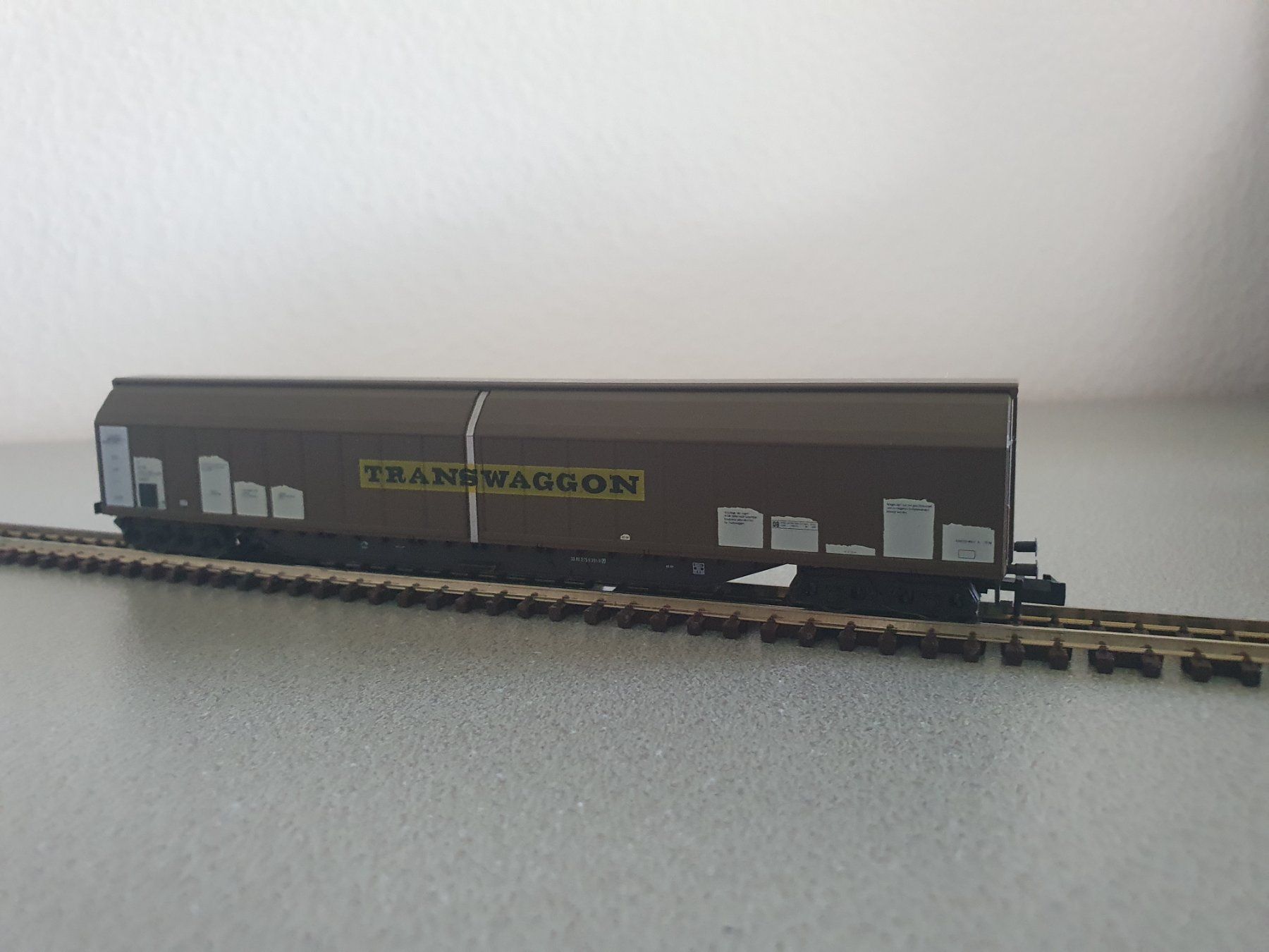 Arnold Modellini di ferrovie: Arnold Güterwagen Transwaggon Spur N – Usato da Henau venduto da fag_lzx9 1