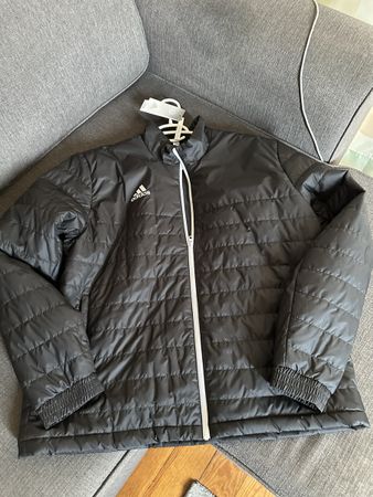 Giacca invernale Adidas Football nuova XL nera uomo