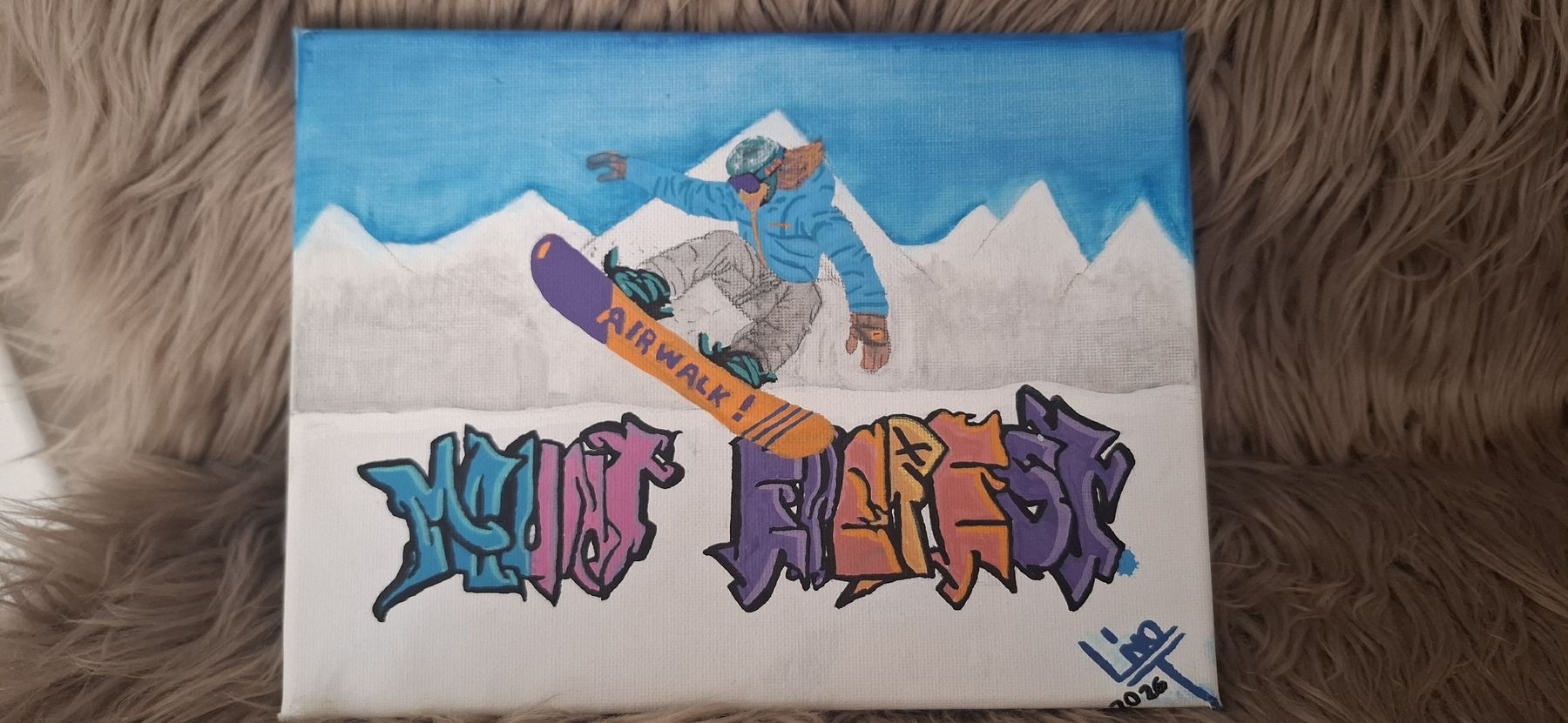 Gemälde: Mount Everest – Neu (gemäss Beschreibung) aus Hagneck von Spawn69