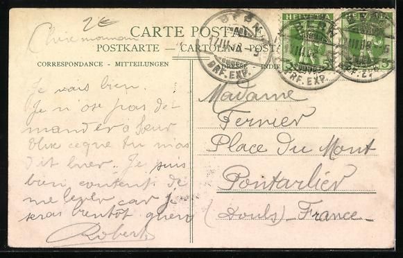 Cartoline postali: AK Bern, Historisches Museum, 1908 – Usato da Berlin venduto da bartko-reher 1