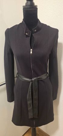 Guess Long Blazer mit Gurt Gr. 36/S schwarz