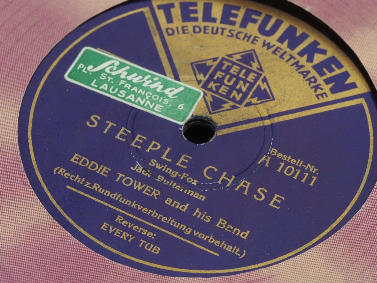 Dischi in vinile: DISQUES 78 TOURS – Usato da Lausanne venduto da Leag 6