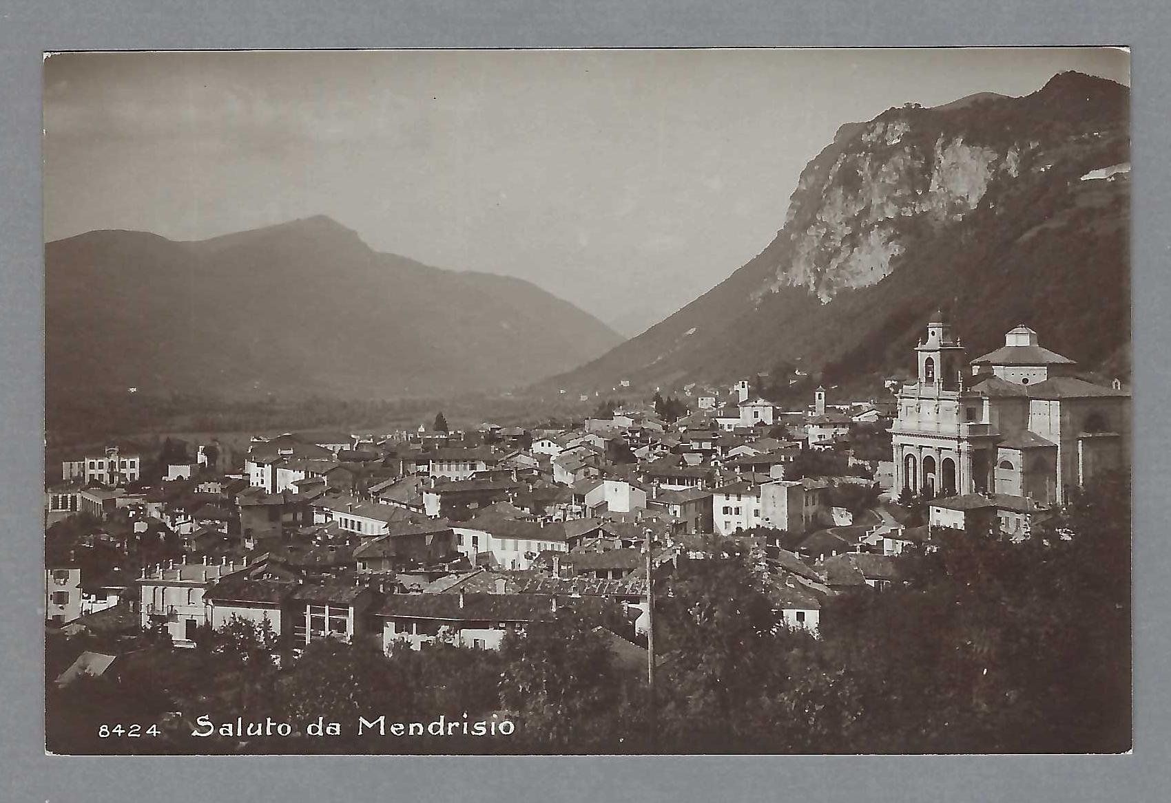 Ansichtskarten: MENDRISIO, PANORAMA, * – Gebraucht aus Pura von ulisse1957