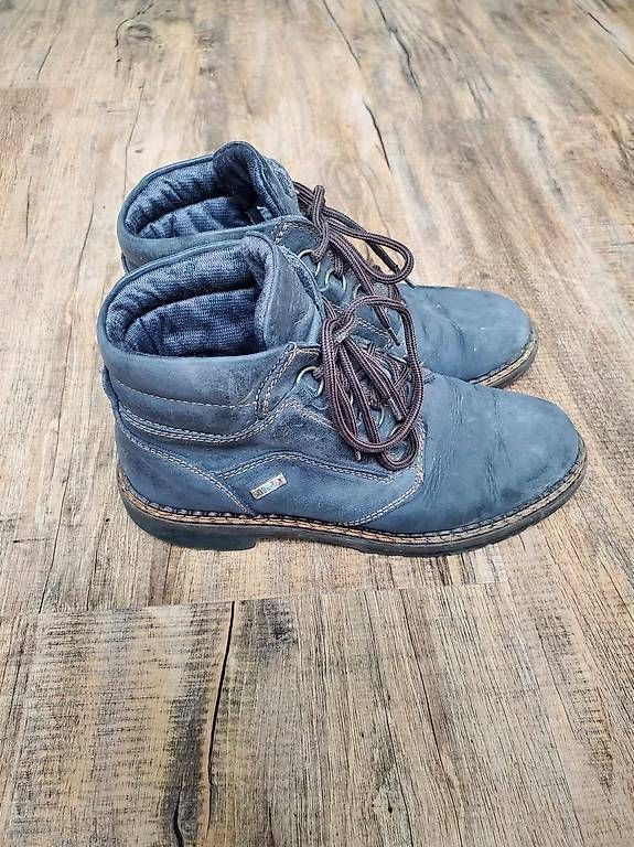 Scarpe da donna: Bottines "Gore-Tex" bleu marine – Usato da Bernex venduto da Sooeg_01