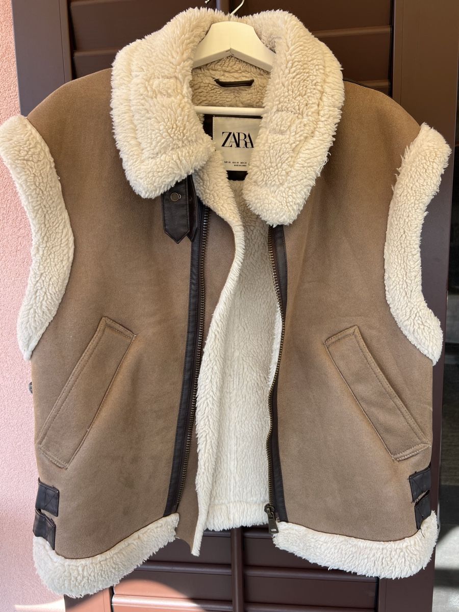 Zara Gilet & Giacche senza maniche: ZARA Vest Brown Size S  – Usato da Mendrisio venduto da gun_8gcm 1