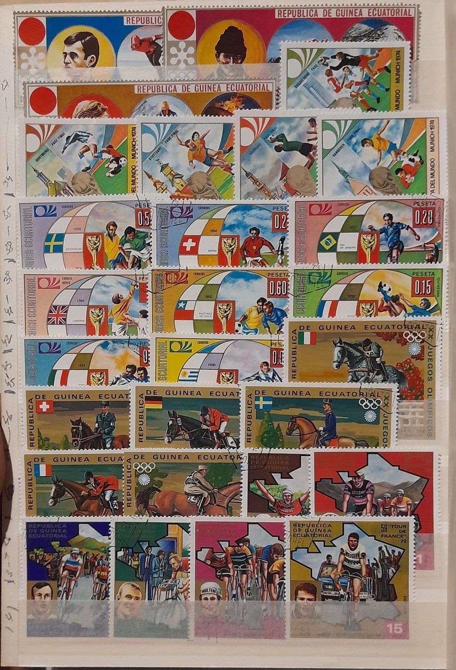 Tutti i francobolli: 7 steckseiten voll motiven – Usato da Balgach venduto da SIMEON27