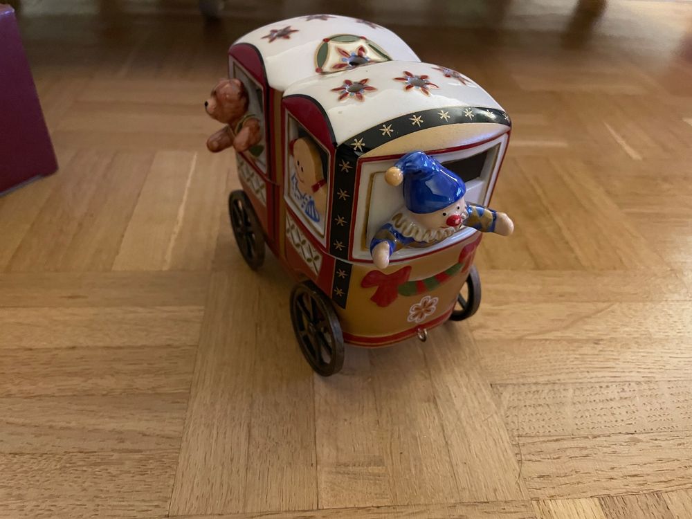 Train En Porcelaine Villeroy & Boch – Pôle Nord Express, Collection Souvenir De Noël, Neuf