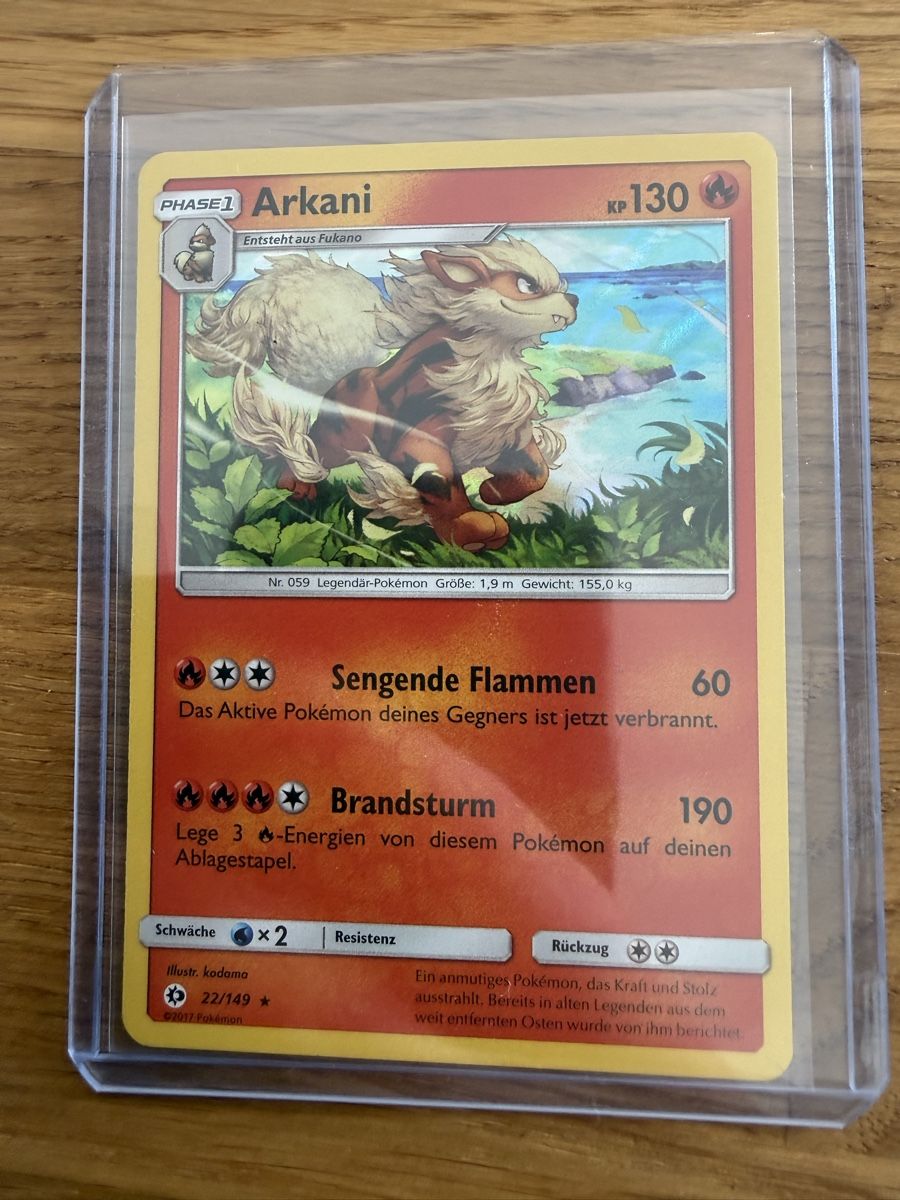 Pokémon Carte collezionabili: Arkani 22/149 – Usato da Amriswil venduto da sim_nlb6
