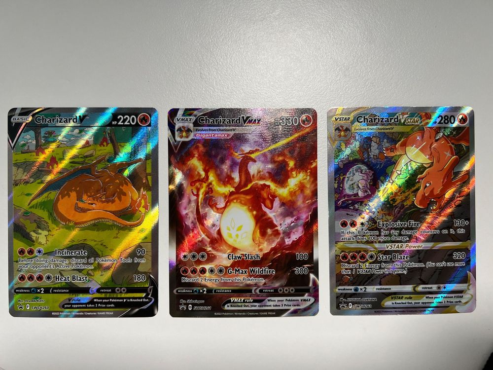 Charizard UPC Promo Trio SWSH260- 262 NM (Gebraucht) in Basel für CHF ...