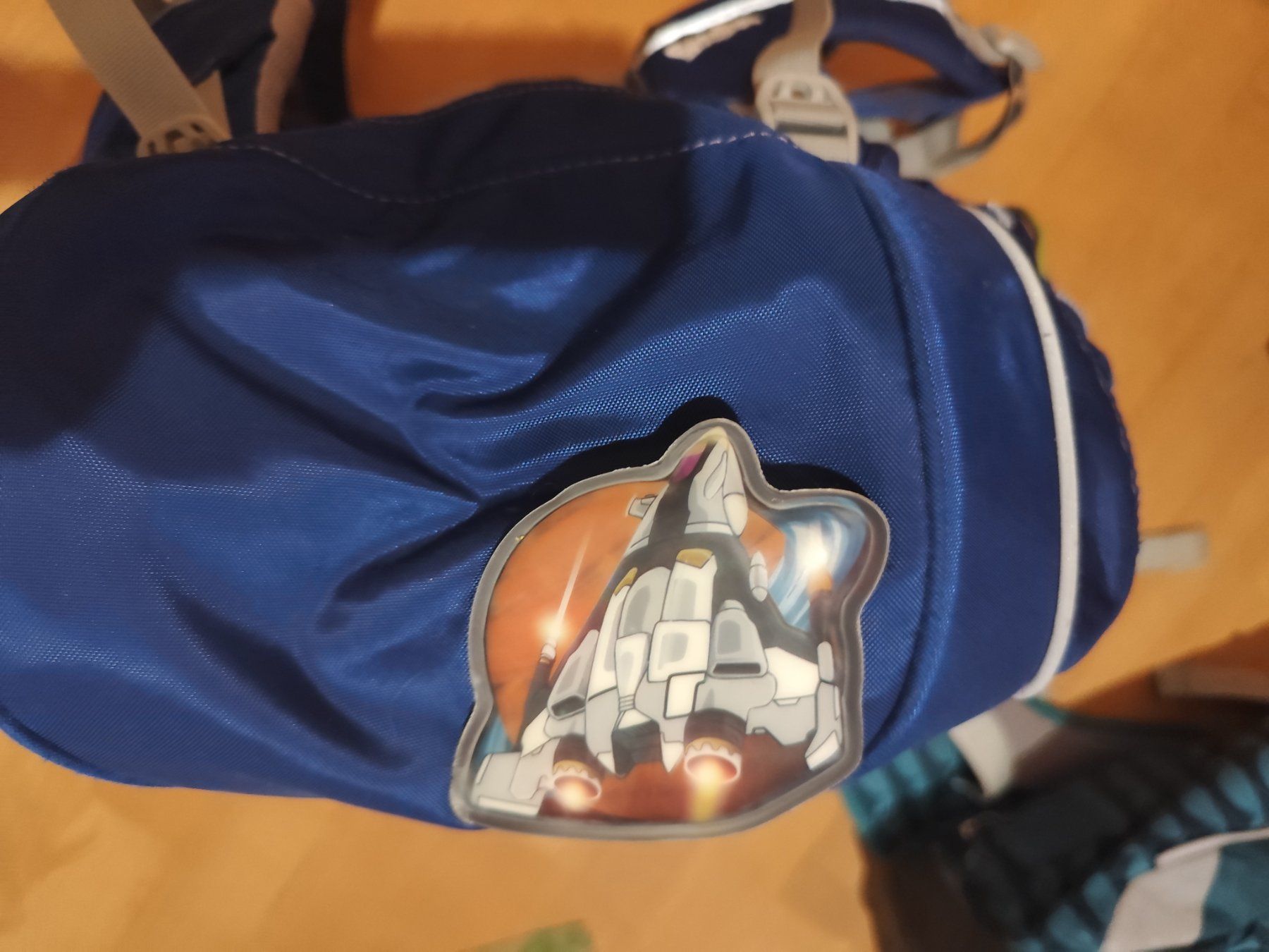 Ergobag Borse & Zaini: Ergobag Schulrucksack blau mit Weltraum-Kletties – Usato da Gutenswil venduto da kueni08 1