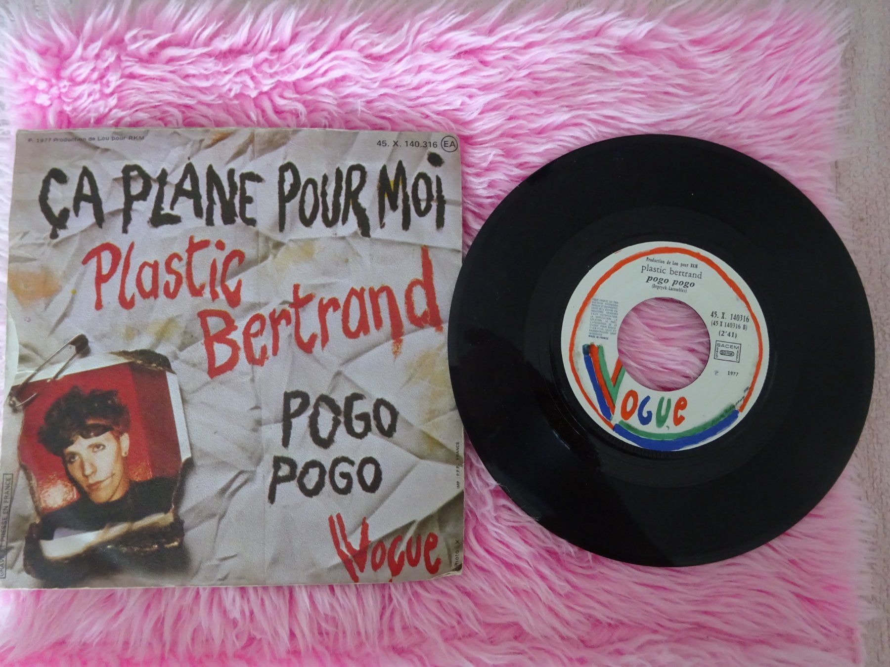 Schallplatten: PLASTIC BERTRAND ** CE PLANE POUR MOI – Gebraucht aus Luzern von xrayspex99 1