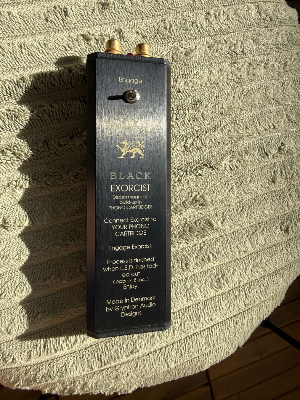Amplificatori: The Gryphon Black Exorcist Phono Demagnetizer – Usato da Schlieren venduto da BT89 5