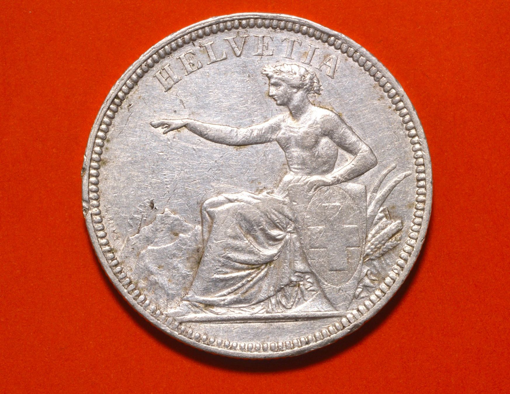 Tutti le monete: 5 Franken 1874 – Usato da Oberglatt ZH venduto da ZH111 2