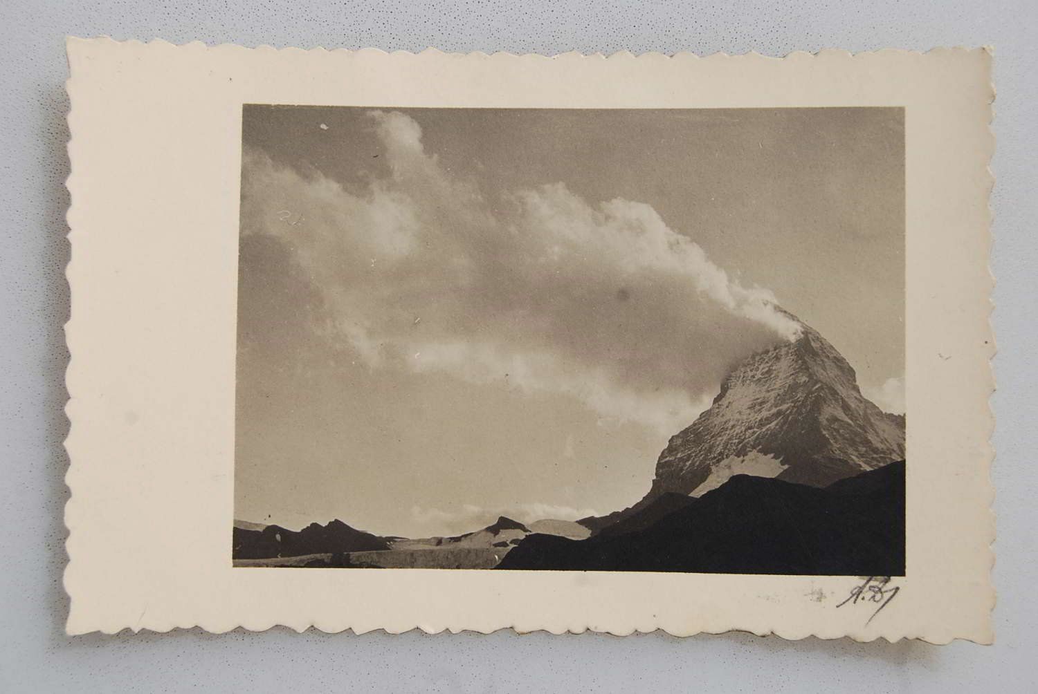 Ansichtskarten: AK Matterhorn 1937 – Gebraucht aus Rüfenacht BE von Toro06
