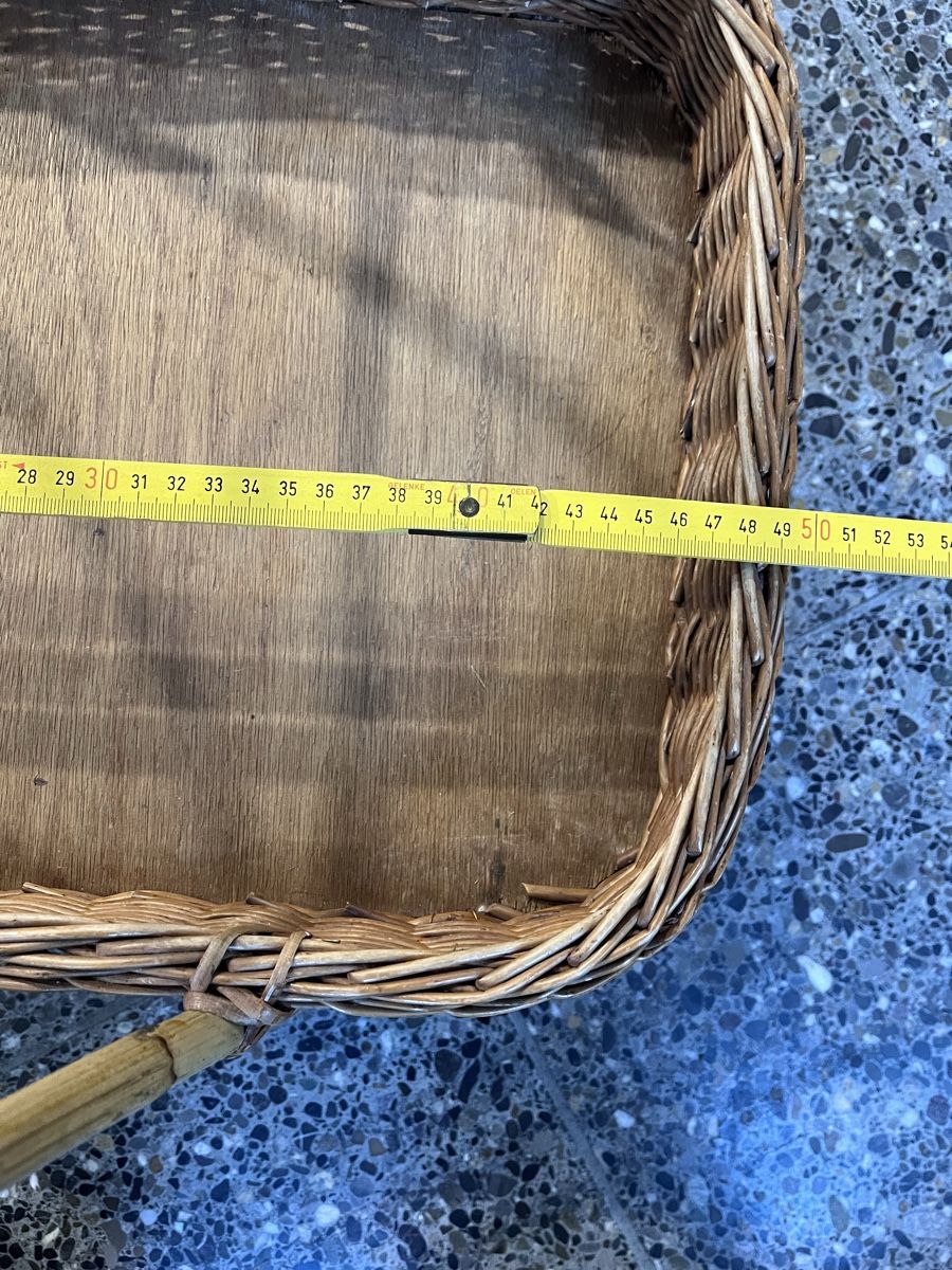 Altro in Antiquarato & Arte: Wunderschöner Vintage Serviertablo Korb Tablett 50x30cm – Usato da Zürich venduto da Roulet 5