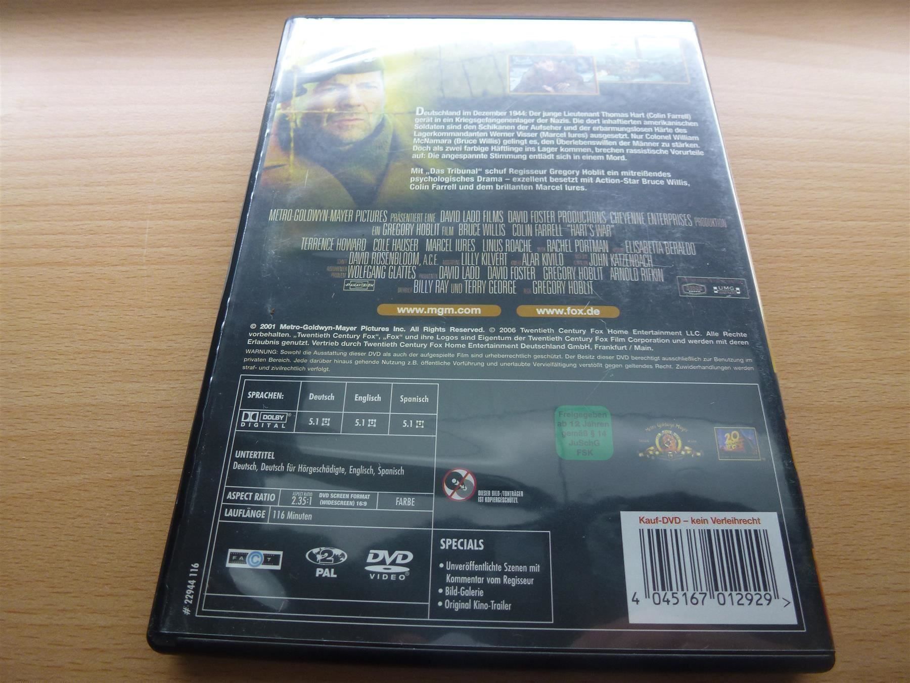 Tutti i DVDs: Das Tribunal – Usato da Hombrechtikon venduto da Maloev17 1