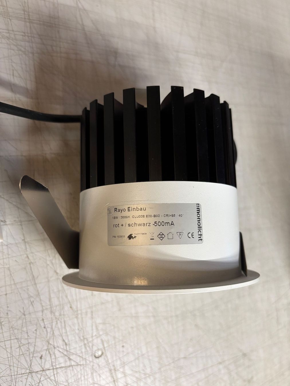 Lampade: Monolicht Rayo Einbau, LED Spot, inklusive Netzteil! – Usato da Winterthur venduto da ReUse_Baumarkt 2