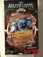 Ab 16.- Pokémon Karte lucario ex ITA TCG NEU OVP versilbert