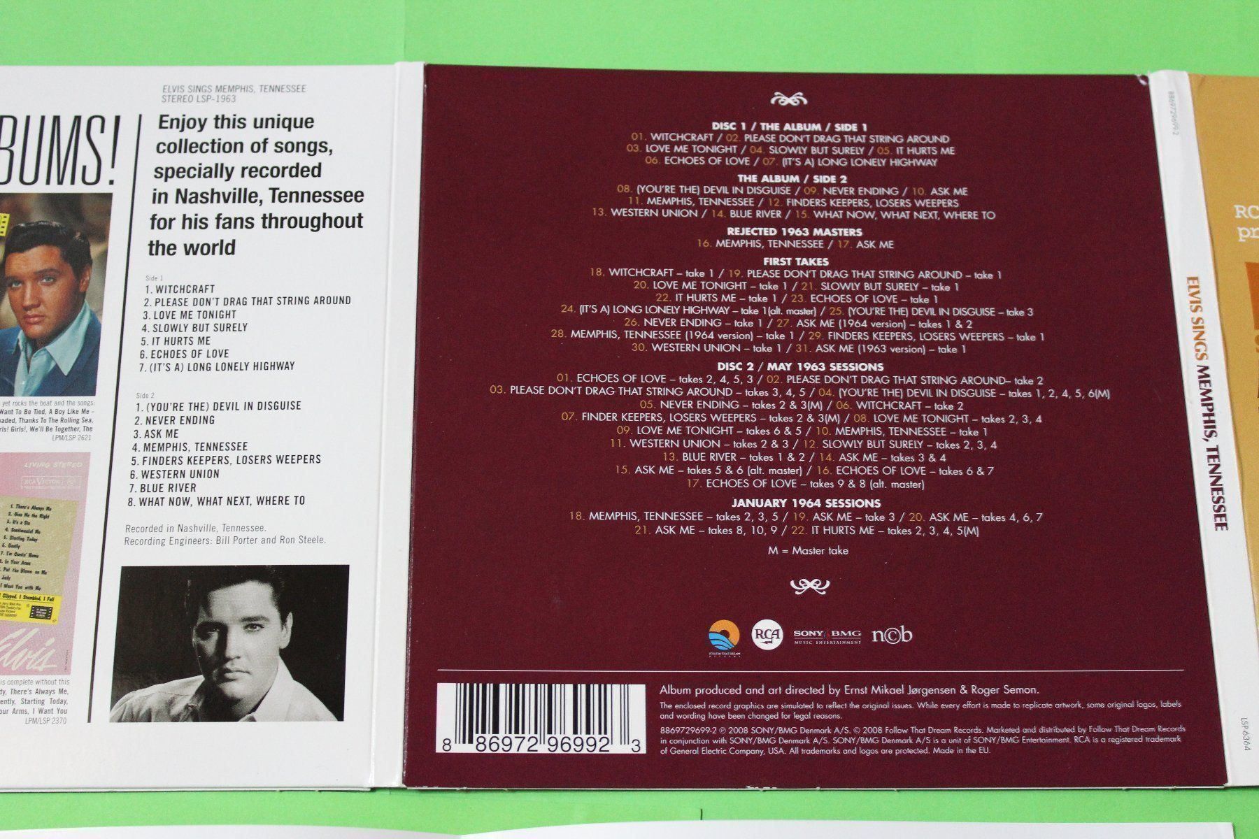 CDs: Elvis Presley - Memphis, Tennessee FTD 2CD vergriffen – Gebraucht aus Tübach von JamesStone 4