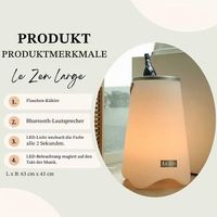 *Le Zen Kühlkaraffe LED Licht Bluetooth Lautsprecher Outdoor