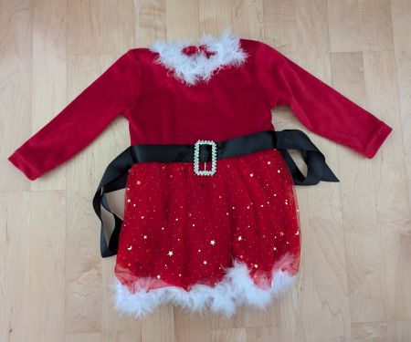 Festliches Weihnachts-Kleid / Weihnachtskleid, Gr. 80