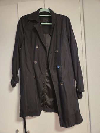 VILA Damen Mantel Schwarz Grösse M 