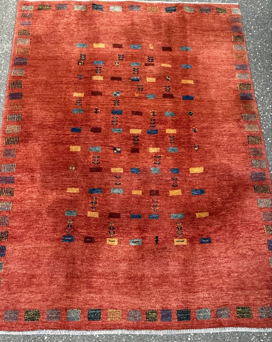 Gabbeh Teppiche: Wunderschöner Perserteppich Gabbeh 184x145.cm – Gebraucht aus Sempach von Star7 4