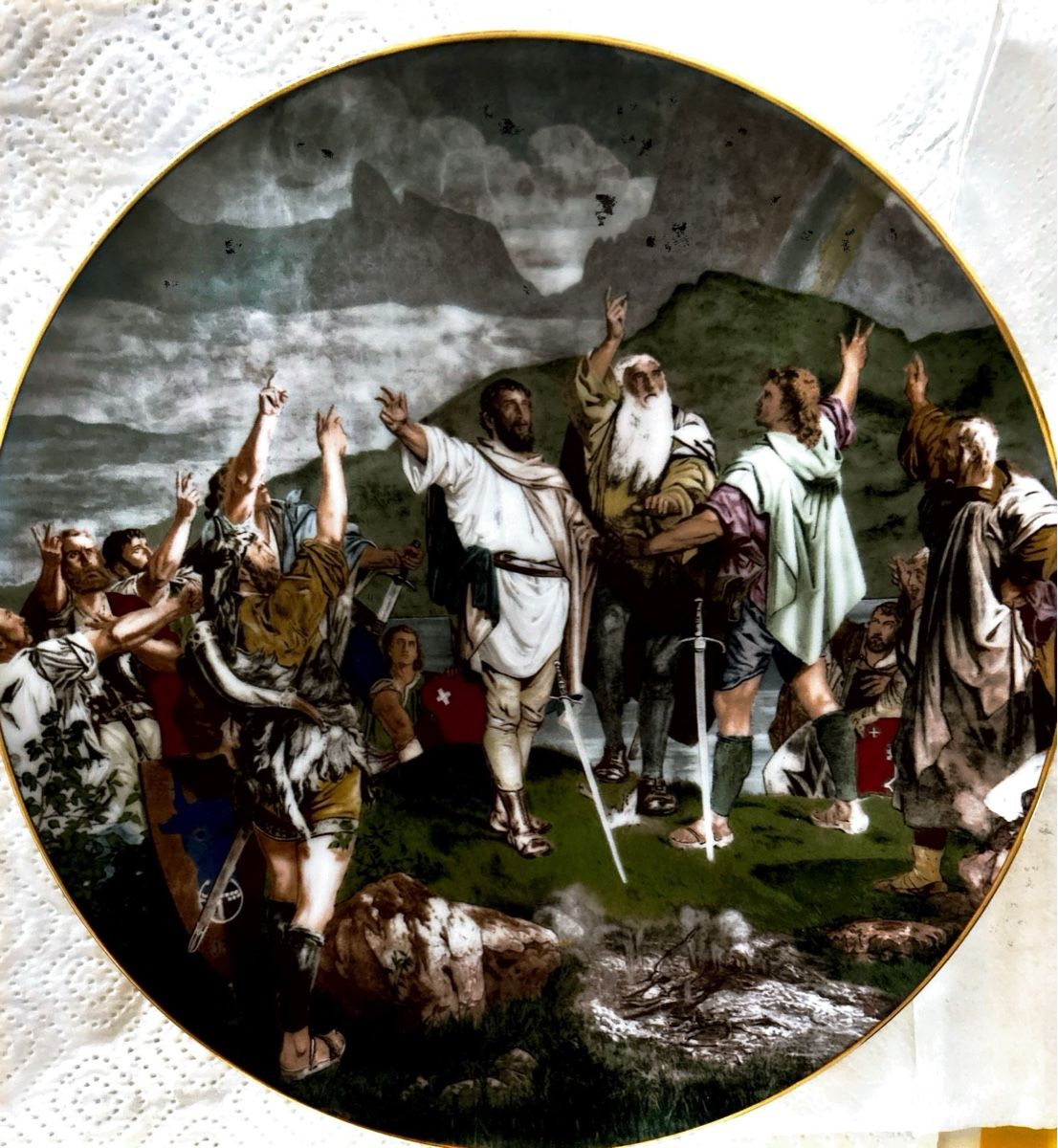 Tutte le decorazioni: Schmuckteller 700 Jahre Schweiz – Usato da Basel venduto da stiefeli63