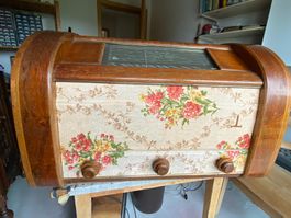 Antik Röhrenradio Paillard 1952 – Revidiert & Funktionstücht