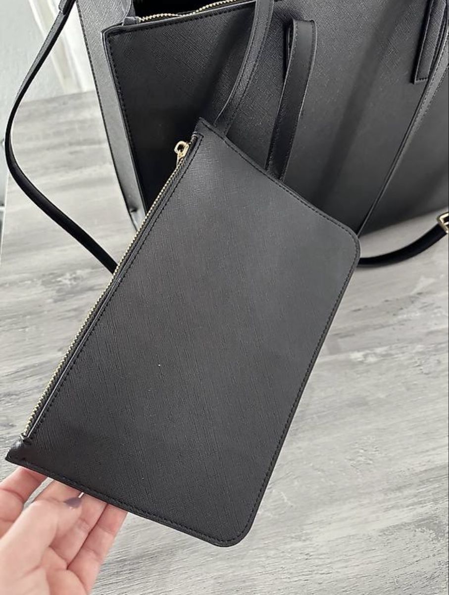 Manor Borse da donna: Elegante schwarze Handtasche, geräumig – Nuovo (secondo la descrizione) da Altendorf venduto da Naishra 4
