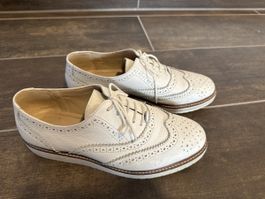 Chaussures derby blanches t. 39