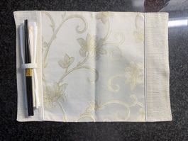 Tischset mit Untersetzer und Stäbchen, 6-teilig