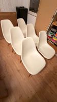 Chaises design blanches style scandinave - Lot de 6