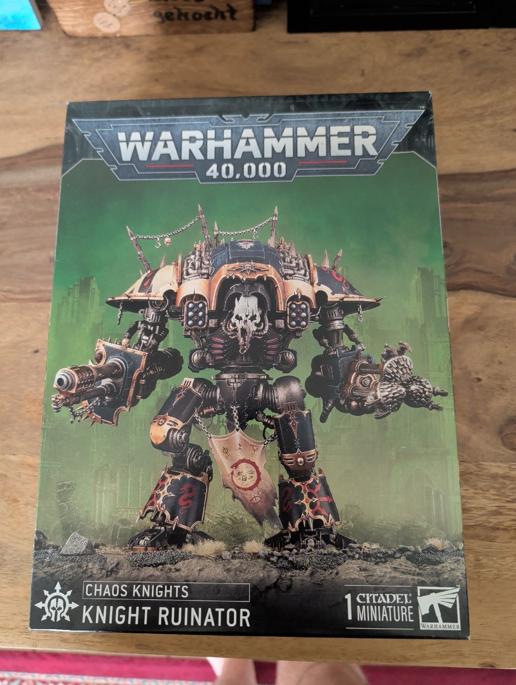 Kit di modellismo & Modellini statici: Warhammer 40k Chaos Knight OVP – Nuovo e nell'imballaggio originale da Luzern venduto da roene