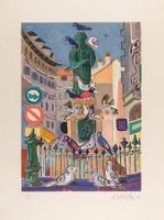 Giuseppe Viviani (1898-1965) - Signed Lithograph, 1954