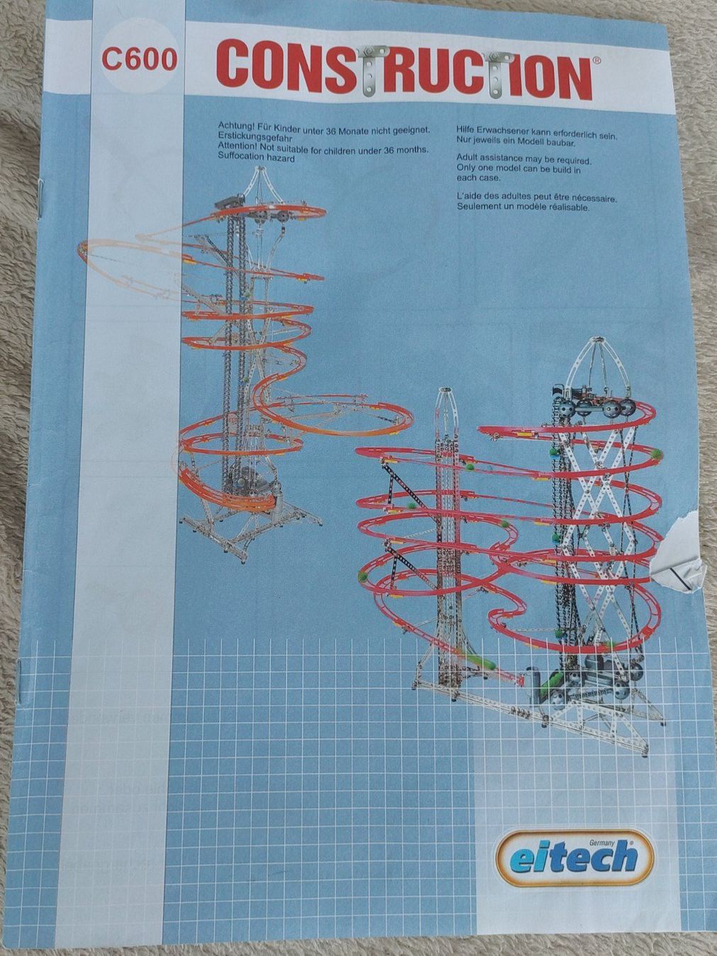 Baukästen: Kugelbahn Eitech Construction 600, – Gebraucht aus Strengelbach von Phorensic_30 6