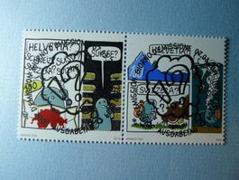 2019 Sondermarken Fumetto Comic 1723+1724 ET Vollstempel