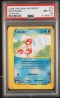 PSA 10 Karpador Skyridge 75/144 Deutsch