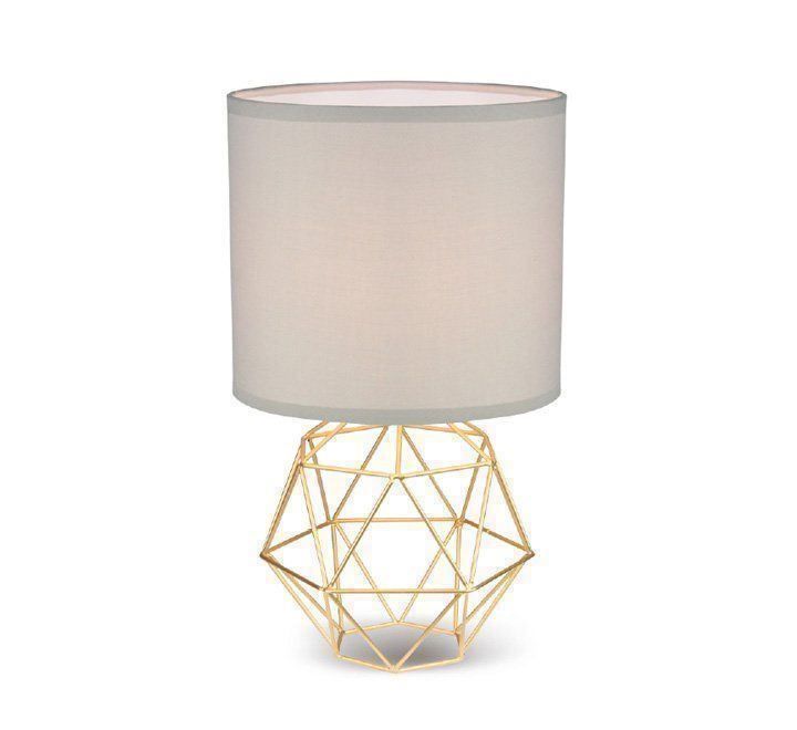 Lampade: Frida Tischlampe Gold+Beige – Nuovo e nell'imballaggio originale da Lachen SZ venduto da ANDDUS-MASSLIGHT