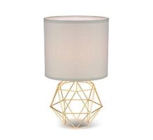 Frida Tischlampe Gold+Beige