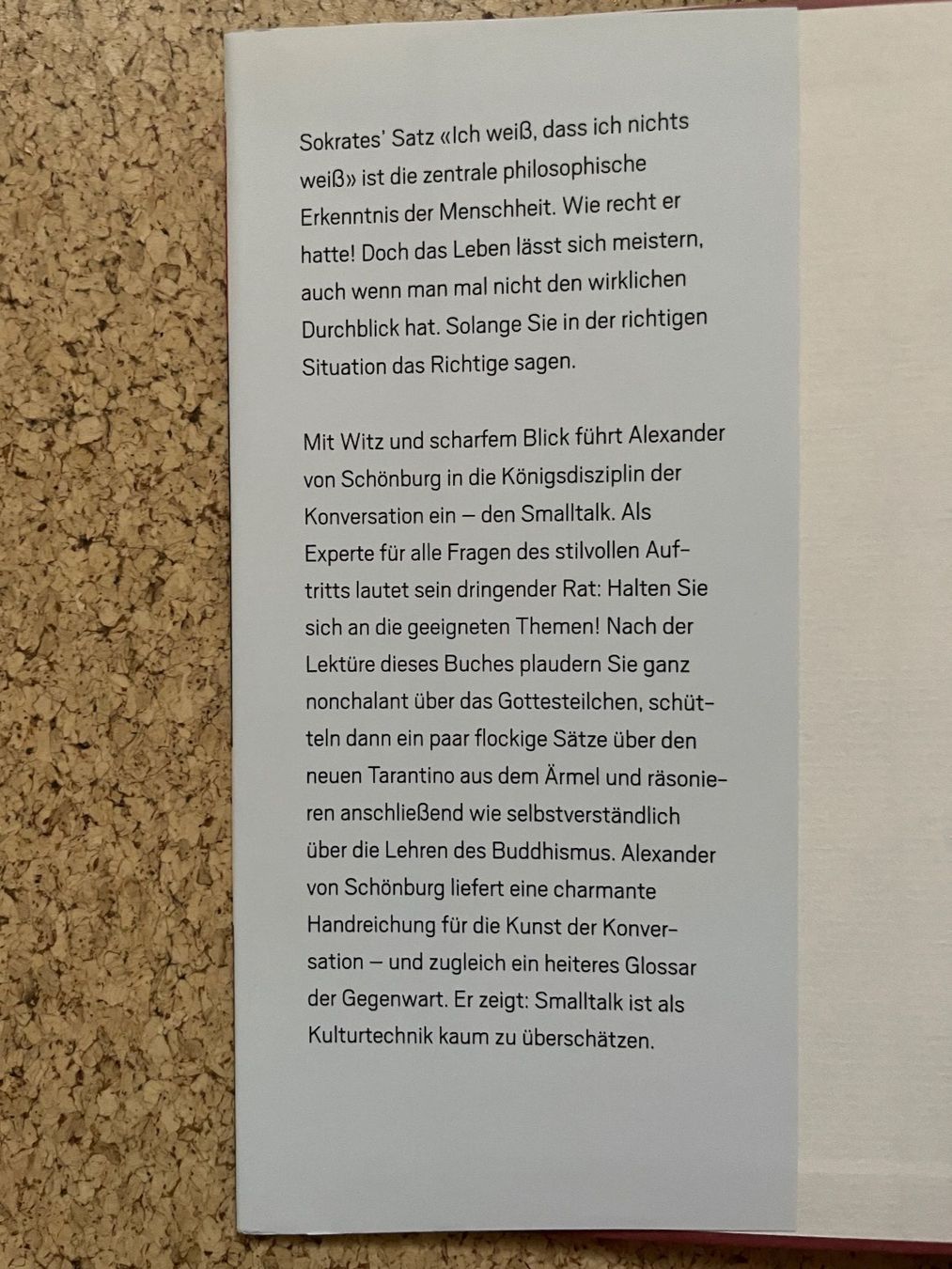 Libri: Buch "Smalltalk, die Kunst des stilvollen Mitredens" – Usato da Grosswangen venduto da Vita500 2