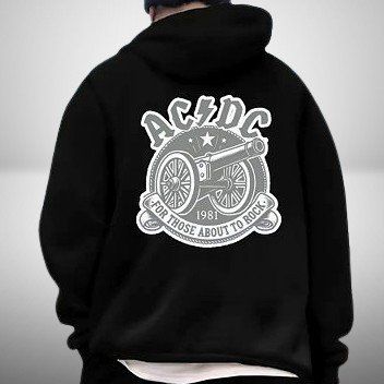 🎸  Lässiger AC/DC Hoodie – Rockiger Style! Grösse XL ⚡🤘