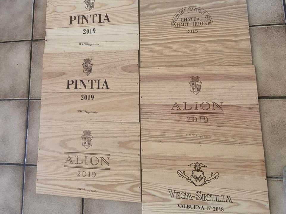 Articoli in legno: 10 Weinkistendeckel im SET – Usato da Nottwil venduto da echtMOMO 4